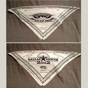 Collectible LGBT Bandanna: Dallas Does Denim Dance at Round-up Saloon, Dallas TX